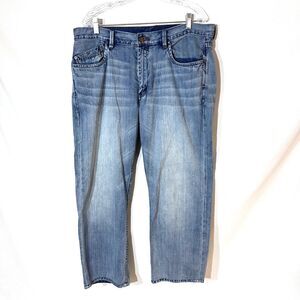 Tommy Bahama Indigo Palms Distressed Jeans Standard Straight Denim Womens - 38